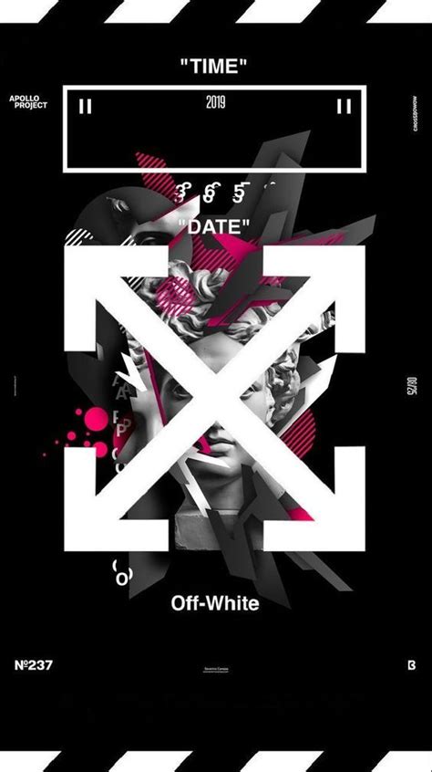 Off White Graphic Design – Poster | Canvas Wall Art Print - Frame ...