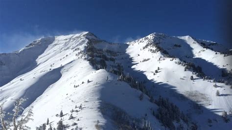 Top of Sundance ski resort in Utah with a views of Mount Timpanogos and ...