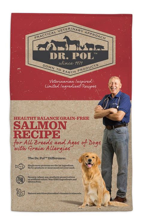 Dr. Pol Healthy Balance Grain Free Salmon Recipe Dog Food - Dr. Pol ...