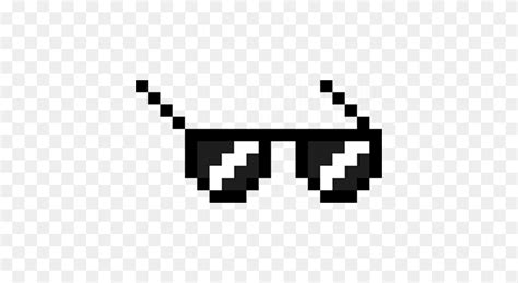 Deal With It Glasses Transparent Png - Pixel Glasses PNG - FlyClipart