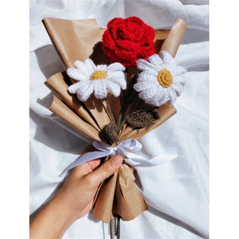 Crochet Flowers (flowers only) | Shopee Philippines