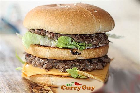 Beef Burger - Homemade Big Mac | THE CURRY GUY