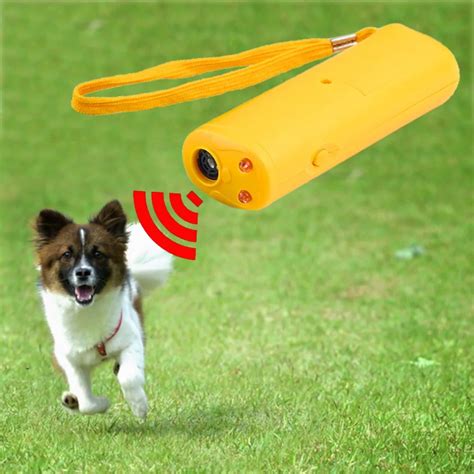 LED Ultrasonic Anti Bark Barking Dog Training Repeller Control Trainer ...