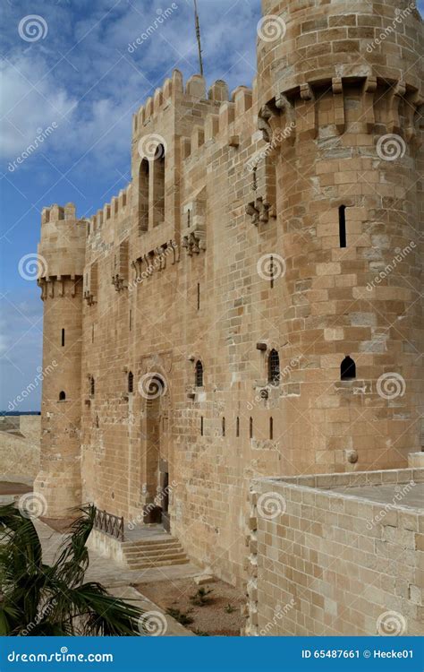 Citadel of Alexandria in Egypt Stock Image - Image of africa, fortress ...