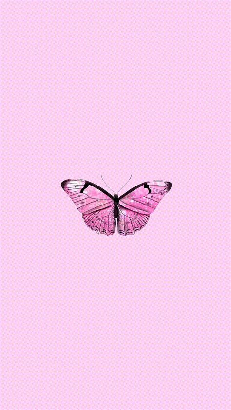 Pink Butterfly Aesthetic Wallpapers Free Download