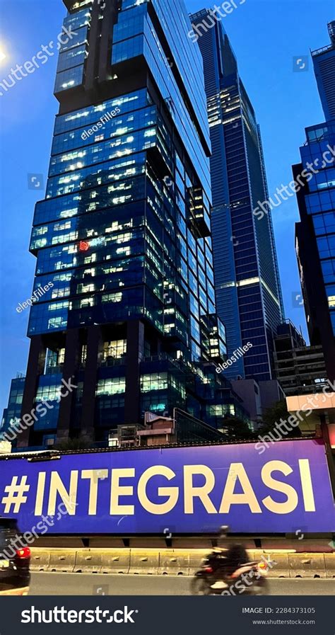 Jakarta January 3rd 2023 Towering Building Stock Photo 2284373105 ...