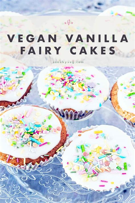 Easy vanilla vegan fairy cakes - Sneaky Veg