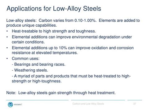 Carbon and Low-Alloy Steels for Non-Metallurgists