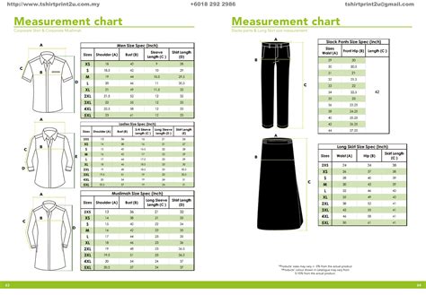 Uniform Measuring Chart