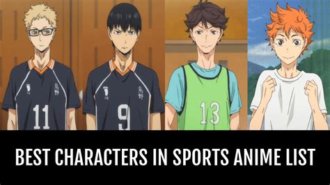 Best Characters in Sports Anime - by actangy | Anime-Planet