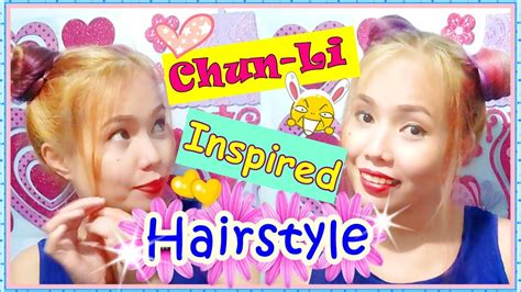 Chun-Li Inspired Hairdo | Hairstyle TUTORIAL - YouTube