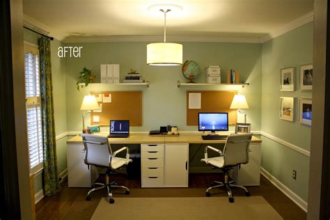 The 25+ best Double desk office ideas on Pinterest | Shared office, Shared home offices and ...