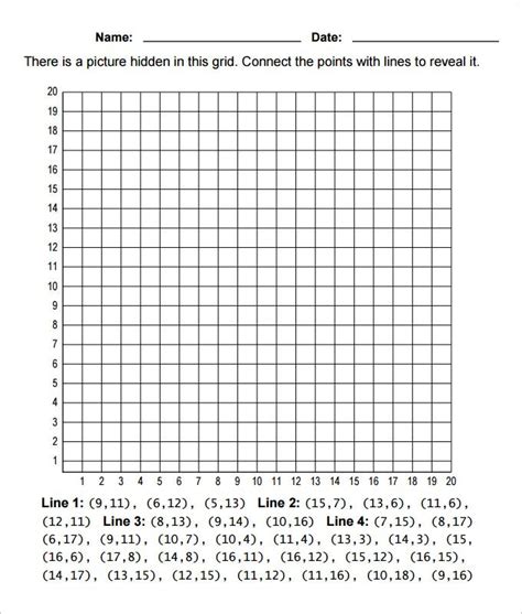 Christmas Coordinate Graphing Worksheets Free