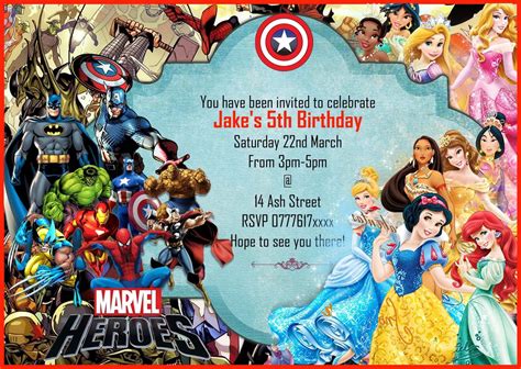 Superhero Party Invite Template Fresh Birthday Party Dresses Fetchin… | Superhero party ...