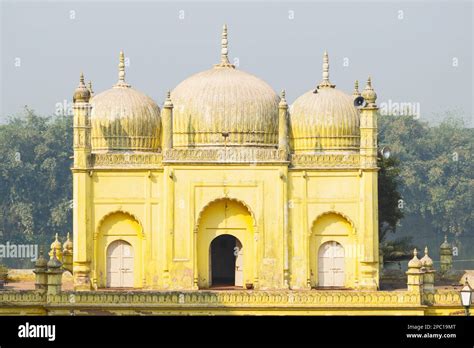 Rear View of Yellow Mosque, Built by Nawab Siraj Ud Daulah in 1757, in ...