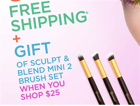 BH Cosmetics: Free shipping + 3 mini brushes w/$25 purchase + $5 off $25 purchase + more - Gift ...