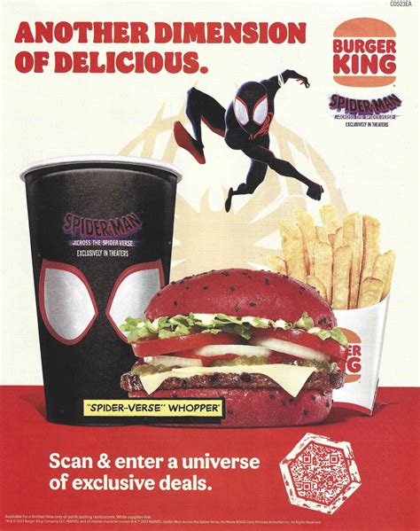 Burger King Coupons (Spider-Verse Whopper) - Expires 07/30/2023