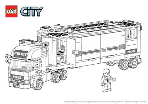 Lego City Police Engine Coloring Pages | Lego coloring pages, Lego ...