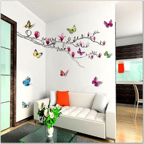 Simple Tips To Apply Butterfly Bedroom Ideas in the Walls : Stunning ...