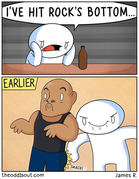 These 275 Funny Comics By Theodd1sout Have The Most Unexpected Endings | Funny cartoons, Fun ...