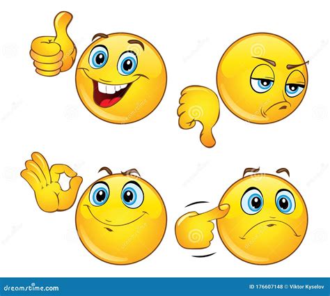 Gestures Emoji Vector. | CartoonDealer.com #84099275
