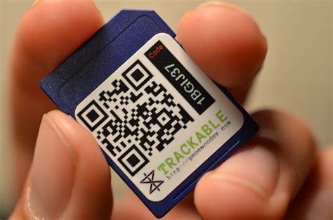 Trackable QR Code | Trackable QR Code Stickers on SD Card Th… | Flickr