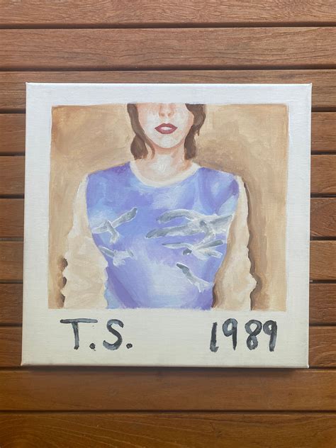 1989 Album by Taylor Swift 12x12 Custom Painting | Etsy