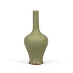 A small carved 'Longquan' celadon-glazed vase, Ming dynasty | CHINA ...