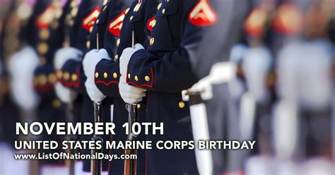 UNITED STATES MARINE CORPS BIRTHDAY