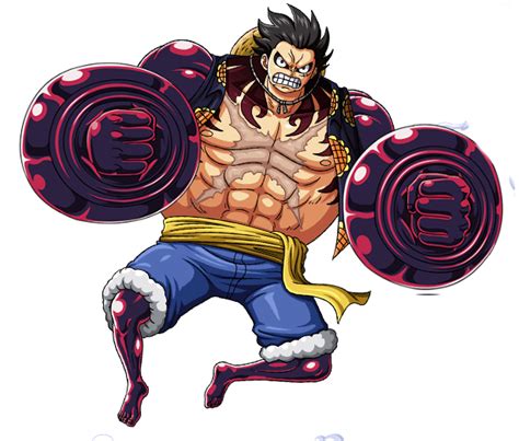 Monkey D. Luffy Gear 4 Bound Man by bodskih on DeviantArt