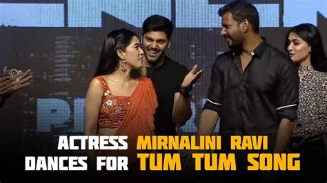 Actress Mirnalini Ravi Dances for TUM TUM Song | Enemy Movie Songs ...