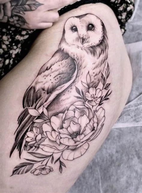 Barn Owl Tattoo Drawing