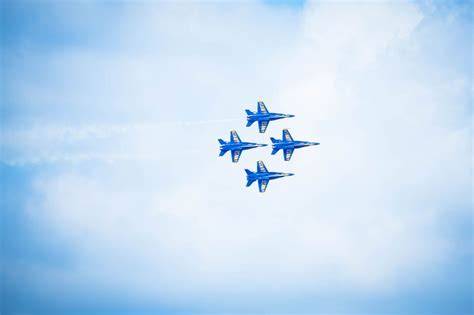 Four U.S. Navy Blue Angles - Creative Commons Bilder