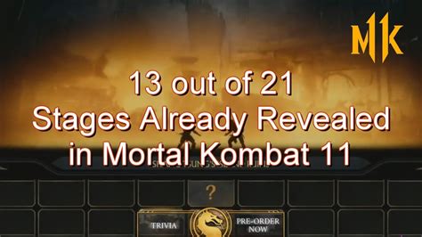 Every Stage Revealed in Mortal Kombat 11 So Far. - YouTube