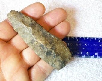 Arrowhead / Indian Artifacts / Copena Round Base Blade / Alabama / Tenn. River