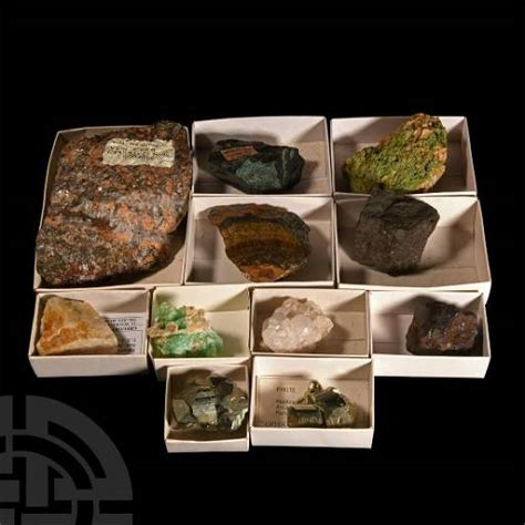 Mixed Historic Mineral Specimen Collection.