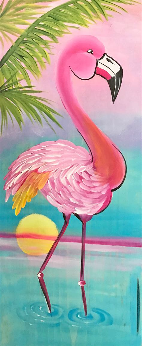 Flamingo Sunset Downloadable Video Lesson – Dewberry U