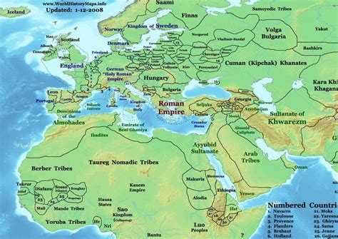 Map of Eastern Hemisphere in 1200AD | World history map, History, Map