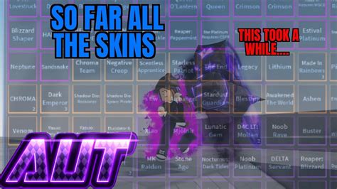 AUT ALL Skins Showcase with Pose Themes and Upcoming Skins (Read Description) - YouTube