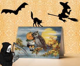 Halloween Card Vintage Free Stock Photo - Public Domain Pictures