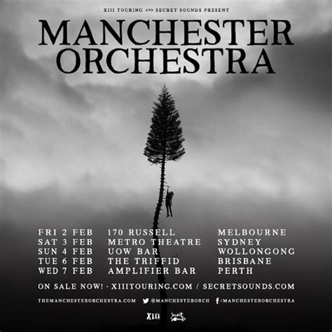 MANCHESTER ORCHESTRA 2018 Australian Tour - maytherockbewithyou.com