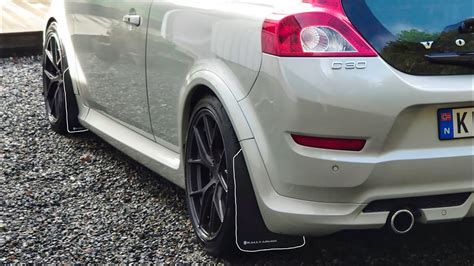 Installing Mudflaps on my C30 R-Design | Rallyarmor Mudflaps - YouTube