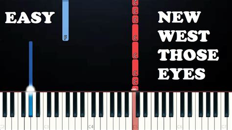 New West - Those Eyes (EASY PIANO TUTORIAL) - YouTube