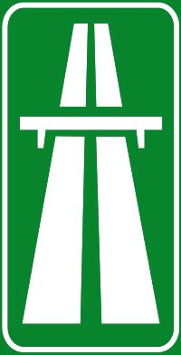 File:Italian traffic signs - inizio autostrada.svg - Wikimedia Commons