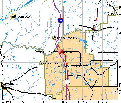 Austin, Indiana (IN 47102, 47170) profile: population, maps, real estate, averages, homes ...