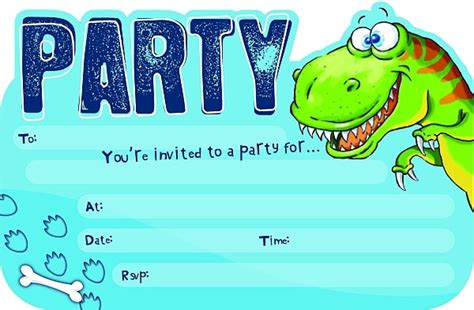 Dinosaur Party Invitations | Party Arts