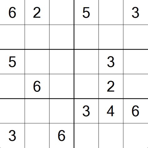 Sudoku 6x6 - Medium - Sudoku-Puzzles.net