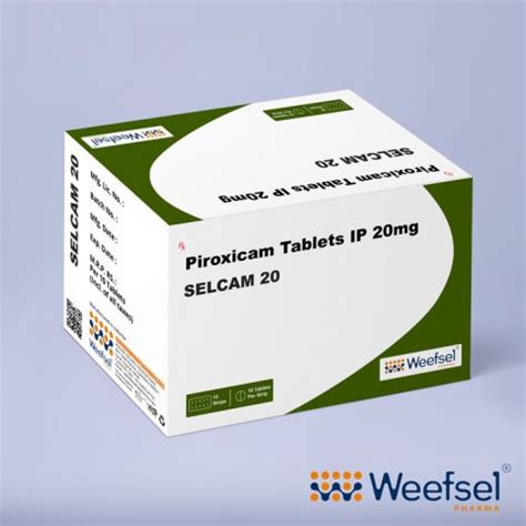 Piroxicam Tablets - Weefsel Pharma