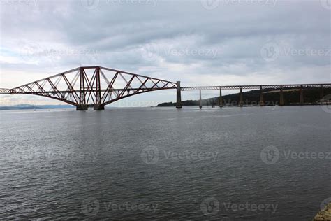 A view of the Forth Bridge 16553195 Stock Photo at Vecteezy