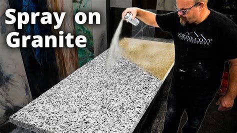Spray on Countertops | Stone Coat Epoxy Painted Granite Countertops, Spray Paint Countertops ...